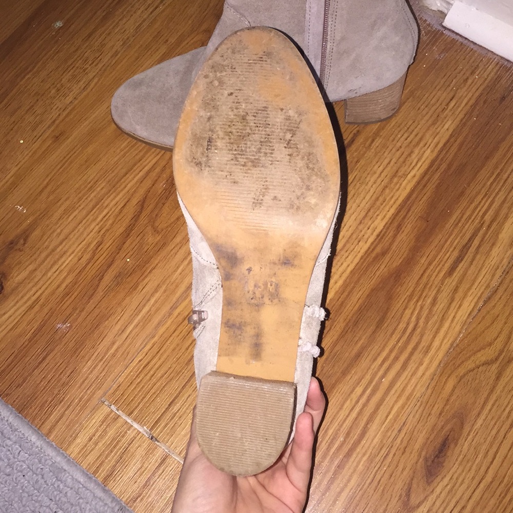 beige booties - Picture 3 of 4